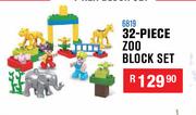 32 Piece Zoo Block Set 6819