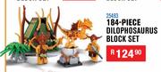 184 Piece Dilophosaurus Block Set 25493