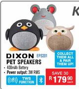 Dixon Pet Speakers EPS201-Each