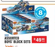Assorted Boy's Block Sets 3020-Each