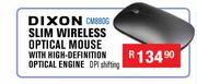 Dixon Slim Wireless Optical Mouse With High Definition Optical Engine DPI Shifting CM880G