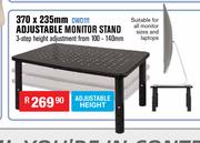 Adjustable Monitors Stand 370 x 235mm DWD111