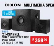 Dixon 2.1 Channel With 3.5mm Stereo Jack DN2110