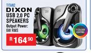 Dixon USB 2.0 PC Speakers TITAN2