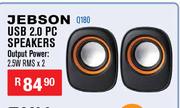 Jebson USB 2.0 PC Speakers Q180