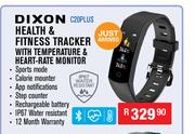Dixon Health & Fitness Tracker With Temperature & Heart Rate Monitor C20PLUS