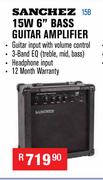 Sanche 15W 6" Bass Guitar Amplifier 15B
