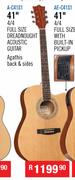 Sanchez Acoustic Guitars 41" 4/4 Full Size Dreadnought Acoustic Guitar A-C41S1