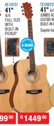 Sanchez Acoustic Guitars 41" 4/4 Full Size With Built In Pickup AE-C41S1