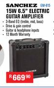 Sanchez 15W 6.5" Electric Guitar Amplifier GM-815