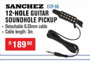 Sanchez 12 Hole Guitar Soundhole Pickup ECP-55