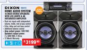 Dixon Home Audio System 10" Stereo Speakers With LED Lights & An Integrated Amplifier BN4410