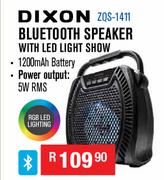 Dixon Bluetooth Speaker With LED Light Show ZQS-1411