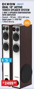 Dixon Dual 10" Active Tower Speaker System DN5013FT