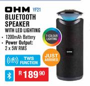 OHM Bluetooth Speaker With LED Lighting YF21