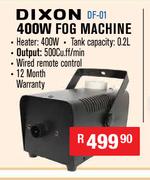 Dixon 400W Fog Machine DF-01