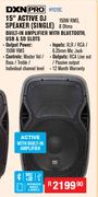 DXN Pro 15" Active DJ Speaker (Single) HYQ15C