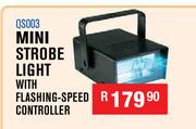 Mini Strobe Light With Flashing-Speed Controller QS003