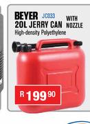 Beyer 20L Jerry Can With Nozzle JC033