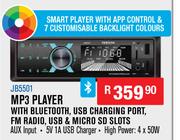 Jebson MP3 Player With Bluetooth, USB Charging Port, FM Radio, USB & Micro SD Slots JB5501