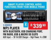 Jebson MP3 Player With Bluetooth, USB CHarging Port,FM Radio, USB & Micro SD Slots V-69800B