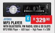 Jebson MP3 Player With Bluetooth, FM Radiio, USB &SD Slots JB1080U