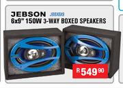 JEbson 6 x 9" 150W 3 Way Boxed Speakers JBBX6X9