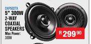 DXN Pro 5" 300W 2 Way Coaxial Speakers DXP502TX