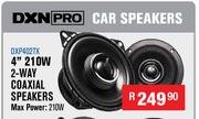 DXN Pro 4" 210W 2 Way Coaxial Speakers DXP402TX