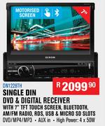 Dixon Single Din DVD & Digital Receiver DN1228TH