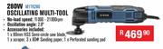 Dixon 280W Oscillating Multi Tool M1TK280