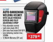 Auto Darkening Welding Helmet With Solar Powered Screen & Fully Adjustable Strap GX-350F