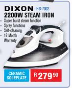 Dixon 2200W Steam Iron HG-7002