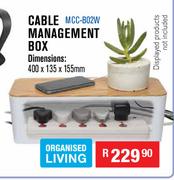 Cable Management Box MCC-B02W