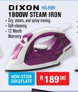 Dixon 1800W Steam Iron HG-5081