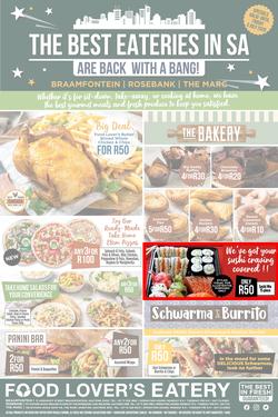 Food Lover's Eatery Braamfontein, Rosebank & The Marc : The Best Eateries In SA (29 June - 3 July 2020), page 1
