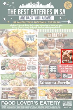 Food Lover's Eatery Braamfontein, Rosebank & The Marc : The Best Eateries In SA (29 June - 3 July 2020), page 1