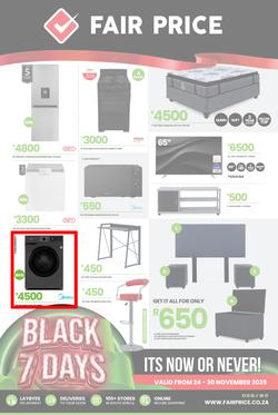 Fair Price : Black 7 Days (24 November - 30 November 2025), page 1