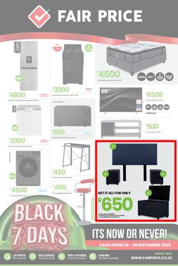 Fair Price : Black 7 Days (24 November - 30 November 2025), page 1