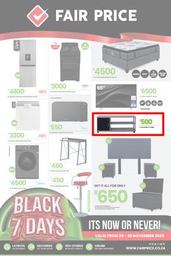 Fair Price : Black 7 Days (24 November - 30 November 2025), page 1