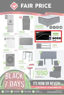 Fair Price : Black 7 Days (24 November - 30 November 2025), page 1