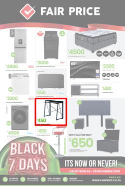 Fair Price : Black 7 Days (24 November - 30 November 2025), page 1