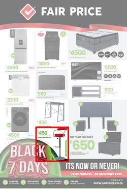 Fair Price : Black 7 Days (24 November - 30 November 2025), page 1