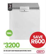 Defy 195L White Deep Freezer DMF 470 20-013