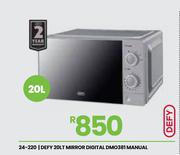 Defy 20Ltr Manual Digital Mirror Microwave Oven DMO381