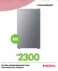 Mora 92L Metallic Bar Fridge M125RTS 20-529