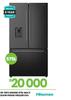 Hisense 575L Multi Door SxS Fridge 20-581