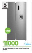 Midea 513L Side By Side Fridge/Freezer BCD530 50-583