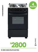 King 4 Plate Electric Stove 21-606