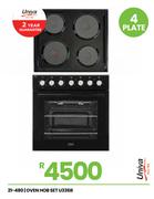 Univa Oven Hob Set U336B 21-480